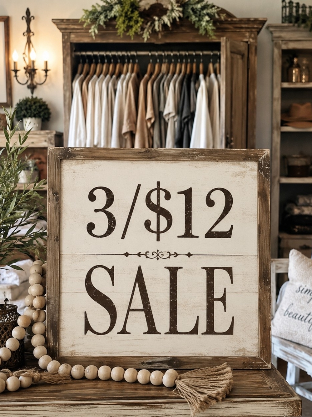 3/$12 SALE